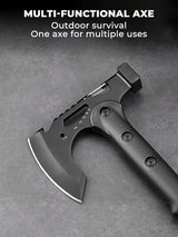 Multi-Purpose Tactical Camping Axe – Fire Engineer & Survival Logging Axe with Ice Breaking Cone