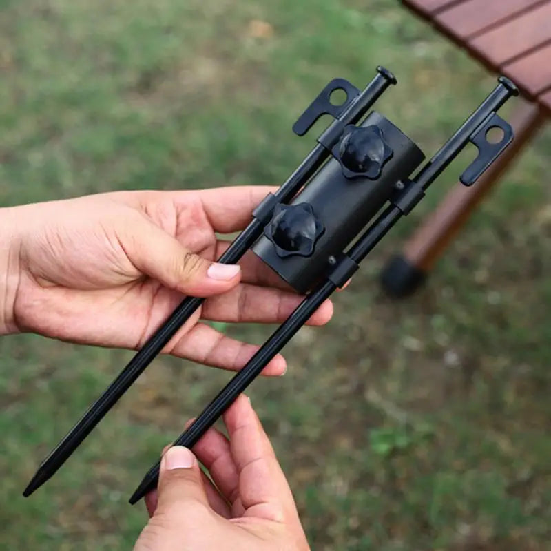 Canopy Tarp Camp Pole Fixer Tent Accessories Camping Supplies Equipment Support Rod Fixing Tube Outdoor Fixture Accessories