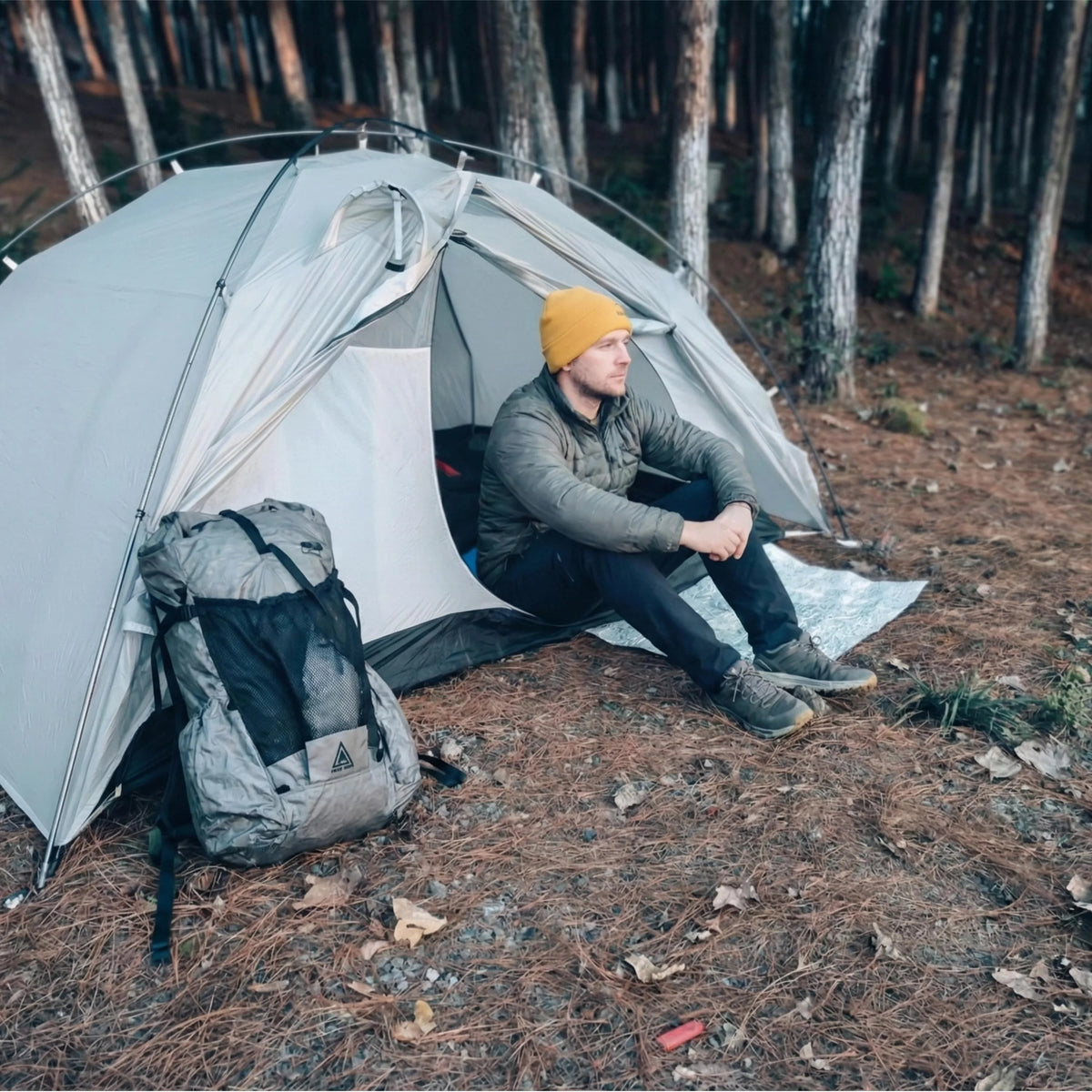 HODRGEAR PaperLite Tyvek Tent Vestibule Mat 35g Ultralight Ground Sheet Tent Foortprint Waterproof Tent Footprint Camping Hiking