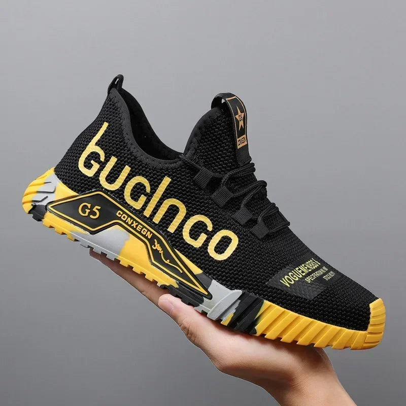 Men’s Lightweight Sport Running Shoes – Breathable Comfortable Walking Sneakers Casual Trainers