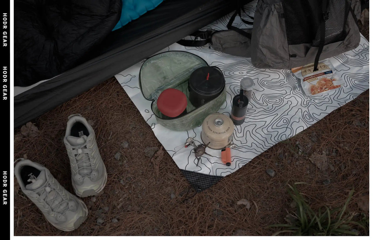 HODRGEAR PaperLite Tyvek Tent Vestibule Mat 35g Ultralight Ground Sheet Tent Foortprint Waterproof Tent Footprint Camping Hiking