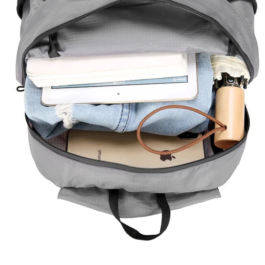 Portable Foldable Backpack Folding Mountaineering Bag Ultralight Outdoor Climbing Cycling Travel Knapsack Hiking Daypack 18L