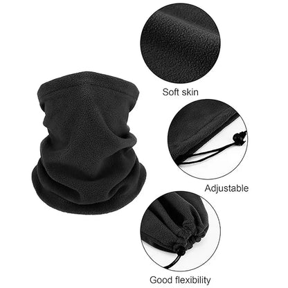 Polar Fleece Neck Tube Scarf Winter Ear Warmer Fishing Skating Running Sport Scarf Adjustable Neck Collar Neckerchief Cycling He