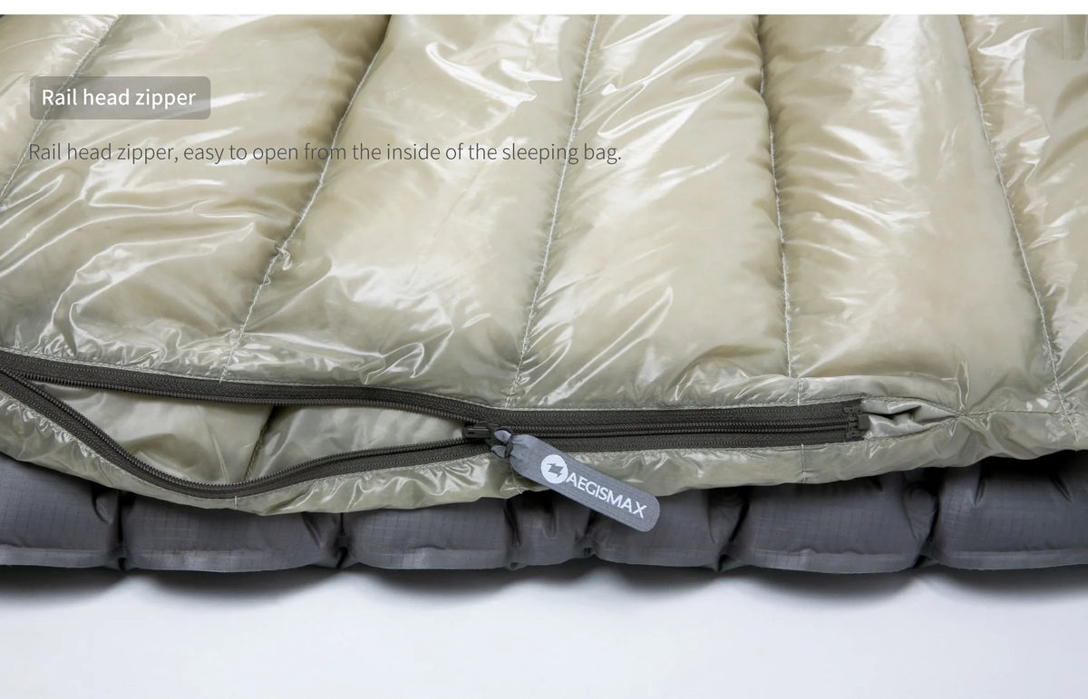 AEGISMAX AIR Upgrade 10D 800FP Ultra Dry Down Sleeping Bag Ultralight Camping Hiking Tourist Sleeping Bags for Men and Women