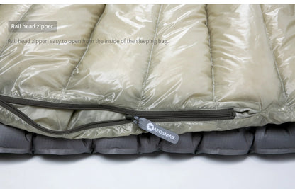 AEGISMAX AIR Upgrade 10D 800FP Ultra Dry Down Sleeping Bag Ultralight Camping Hiking Tourist Sleeping Bags for Men and Women