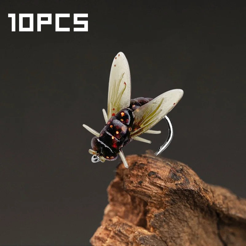 Soft Mosquito Bug Flies for Stream Fishing