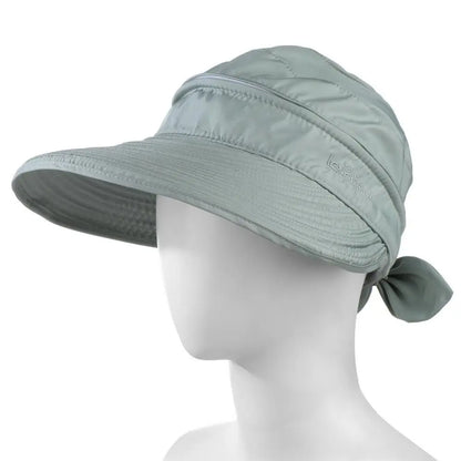 Women Ladies Outdoor Cap Anti-UV Summer Visor Sun Hat Wide Brim Beach Hat