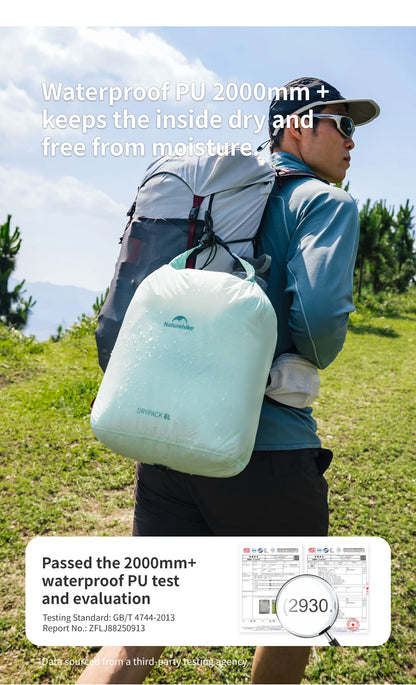 Naturehike Rolled Storage Bag Outdoor Travel Hiking Lightweight Waterproof Vacuum Compression Dispenser Bags Portable Organizer