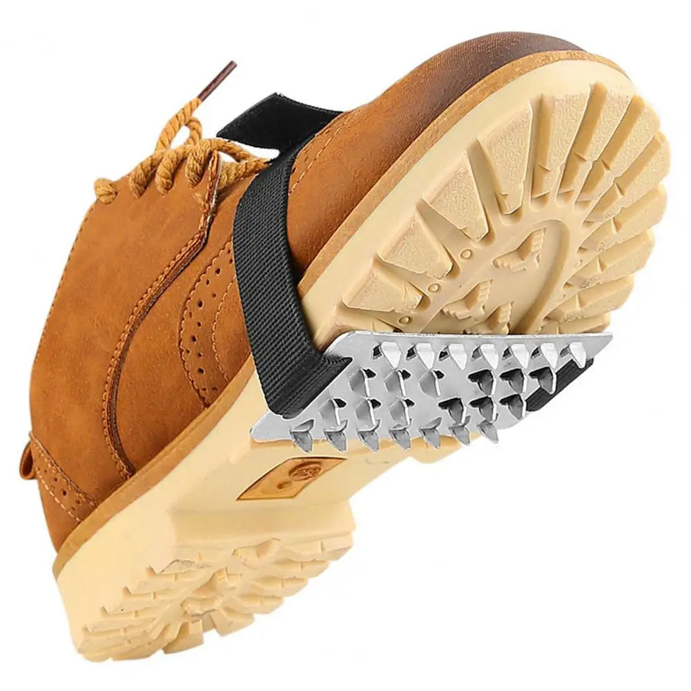 26-Tooth Climbing Shoe Ice Claws Crampons Non-Slip Adjustable Stainless Steel Shoe Cover Climbing Ice Gripper