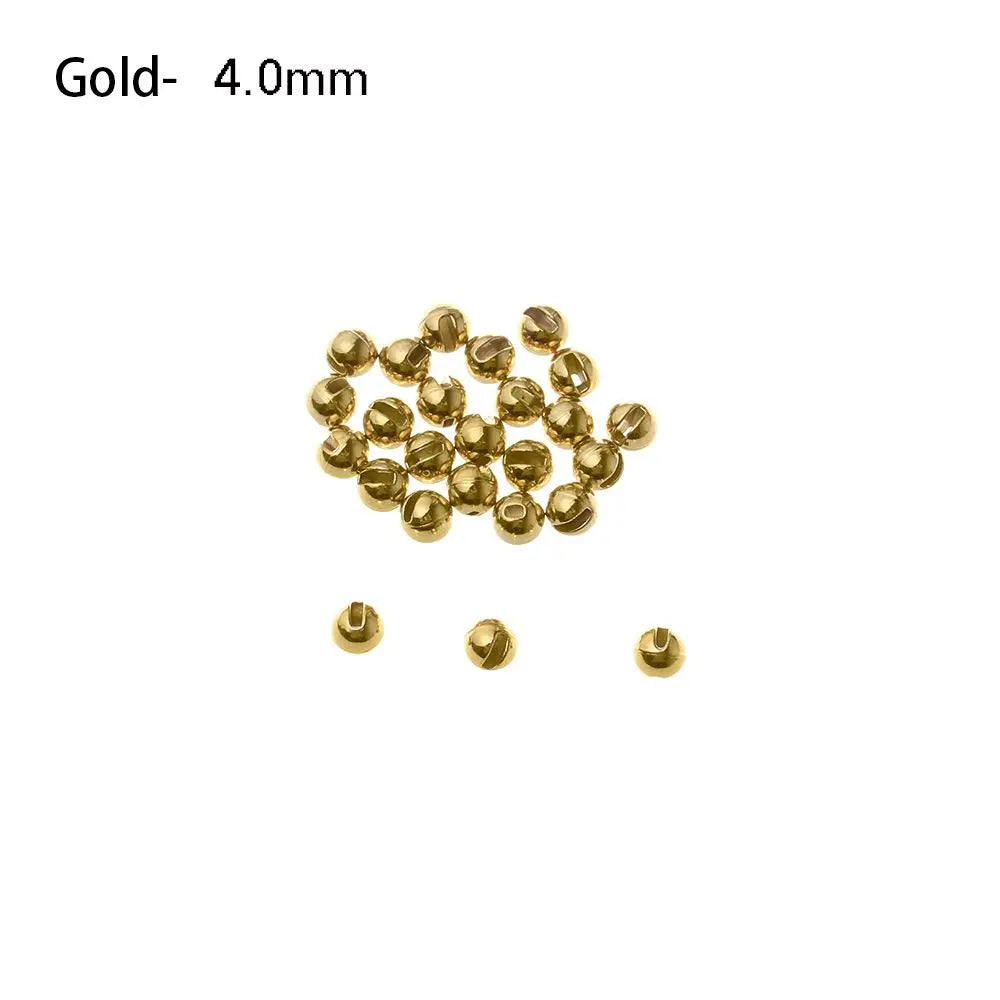Slotted Fly Tying Beads 2.5-3.5mm (25 Pack)