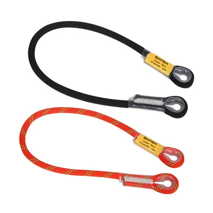 Xinda Rock Climbing Lanyard 10.5mm Static Rope 20KN Protective Eye-to-eye Pre-Sewn Cord Loop Sling Mountaineering Equipment