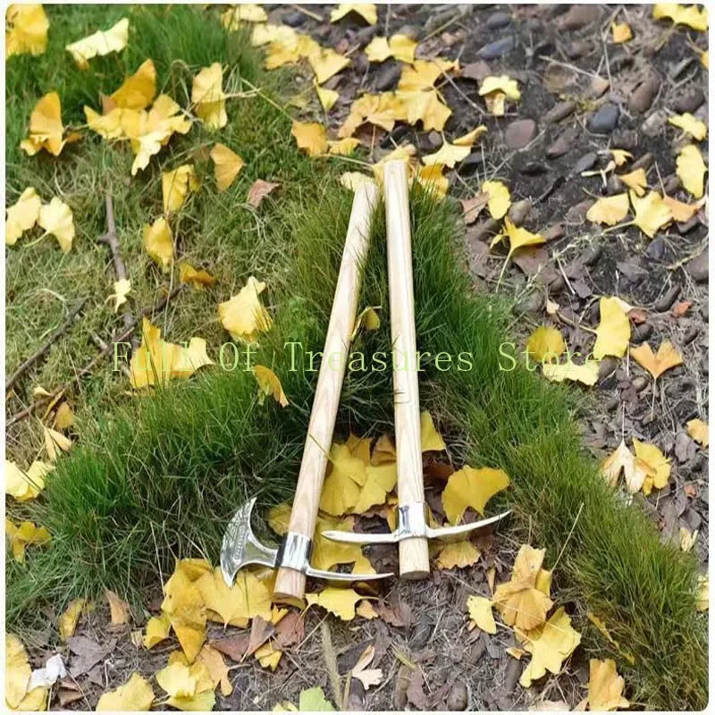 Outdoor Stainless Steel Small Pickaxe – Portable Ice Pick & Garden Axe Dual-Purpose Tool