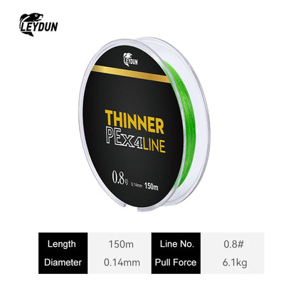 Leydun Micro Thin 4-Strand PE Line