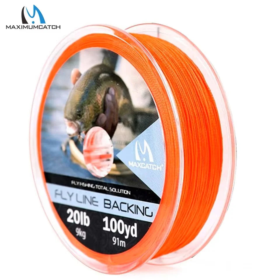 MAXIMUMCATCH Braided Fly Backing 100-300 Yds