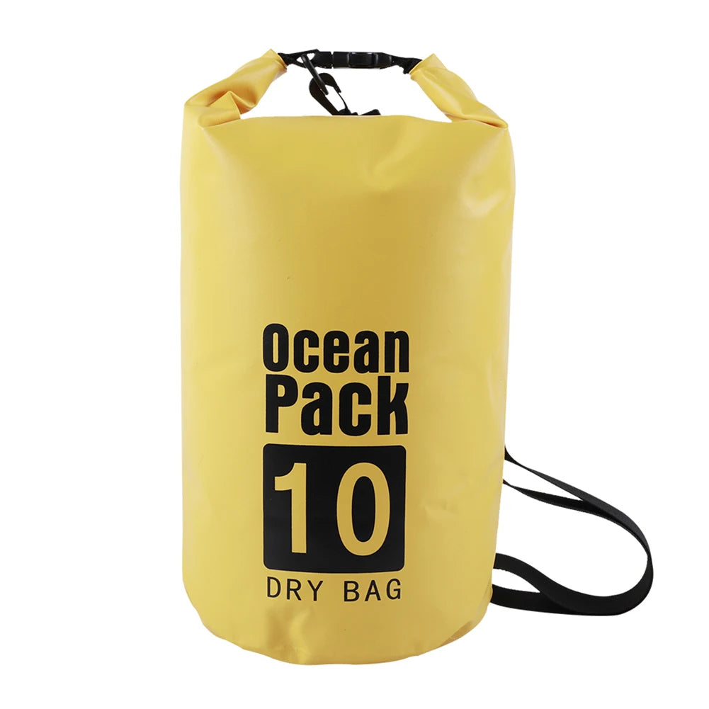 2L 3L 5L 10L 15L Waterproof Dry Bag Swimming Bag Foldable Beach Storage Pack Kayaking Rafting River Trekking Floating Water Sack