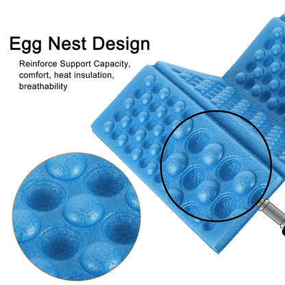 Stadium Seat Cushion Lightweight Mini Waterproof Folding Mat Foam Sitting Pad Portable for Outdoor Travel Hiking Camping