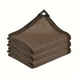 Sunshade net privacy screen sunshade cloth suitable for outdoor terrace sunshade porch pavilion cover beige color