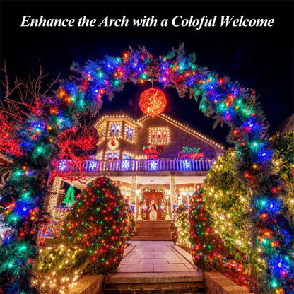 Solar String Light Fairy Outdoor Garden Waterproof Lamp 2025 Christmas Garland Xmas Holiday Party Home Halloween Decoration