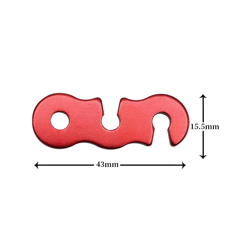 Adjustable S-Type Tent Rope Tensioners – 1 to 30 Pack