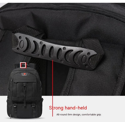 50L 80L Backpack Large Travel Backpack Men Separate Shoe Compartment Business Bag Outdoor Sports Man Black Storage Backpacks