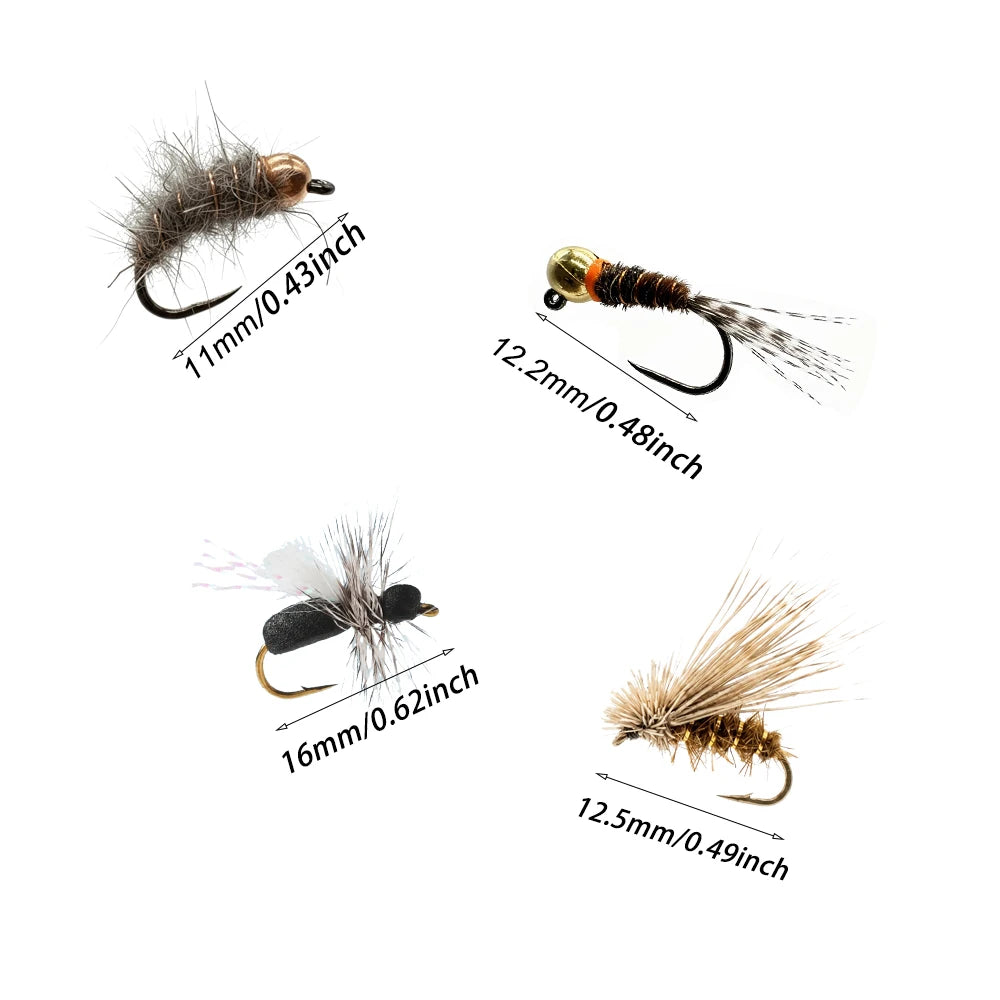 12-Fly Assortment with Waterproof Box
