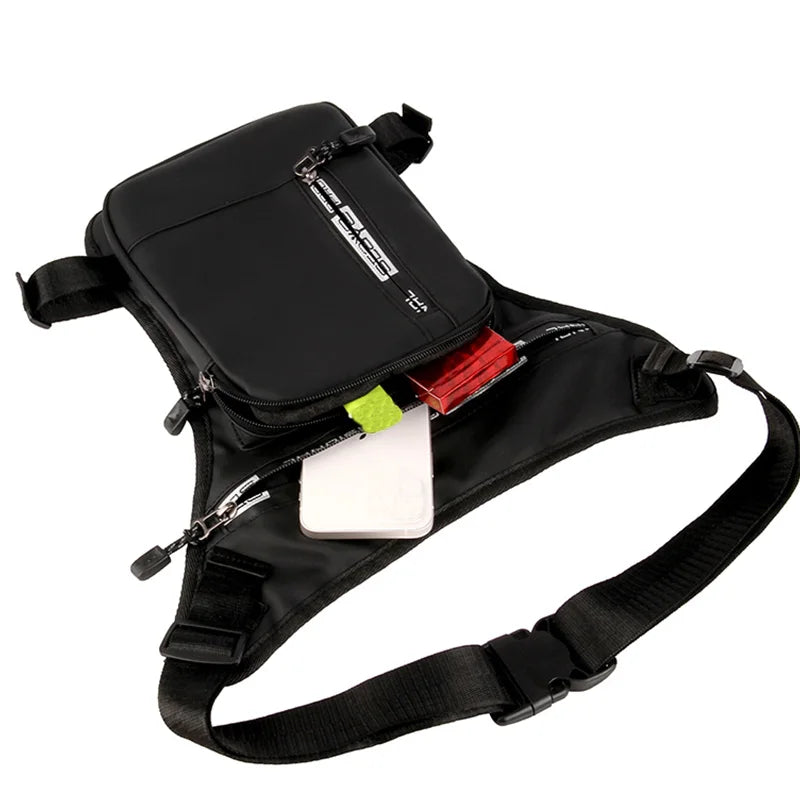 Men's and Women's Running Sports Waist Bag Multi-Functional Mobile Phone Bag Cross-Body Mini Leg Bag