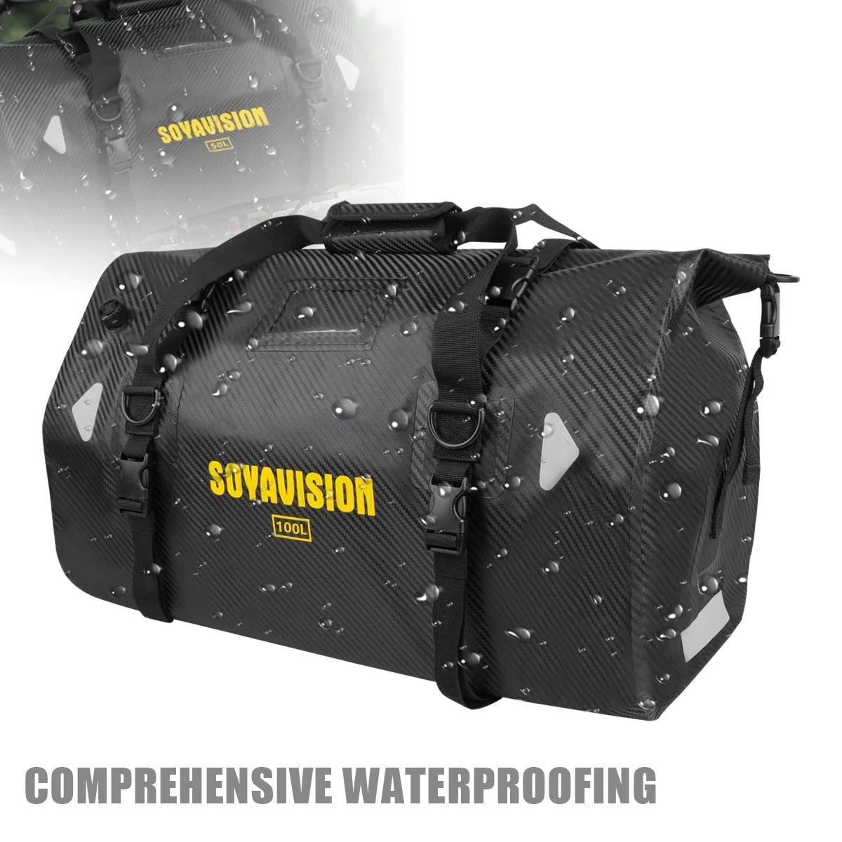 Waterproof 20L/40L/50L/66L/70L/100L Dry Storage Bag for Bicycle Mototcycle Travel, Swimming, Boating, Kayaking, Camping & Beach