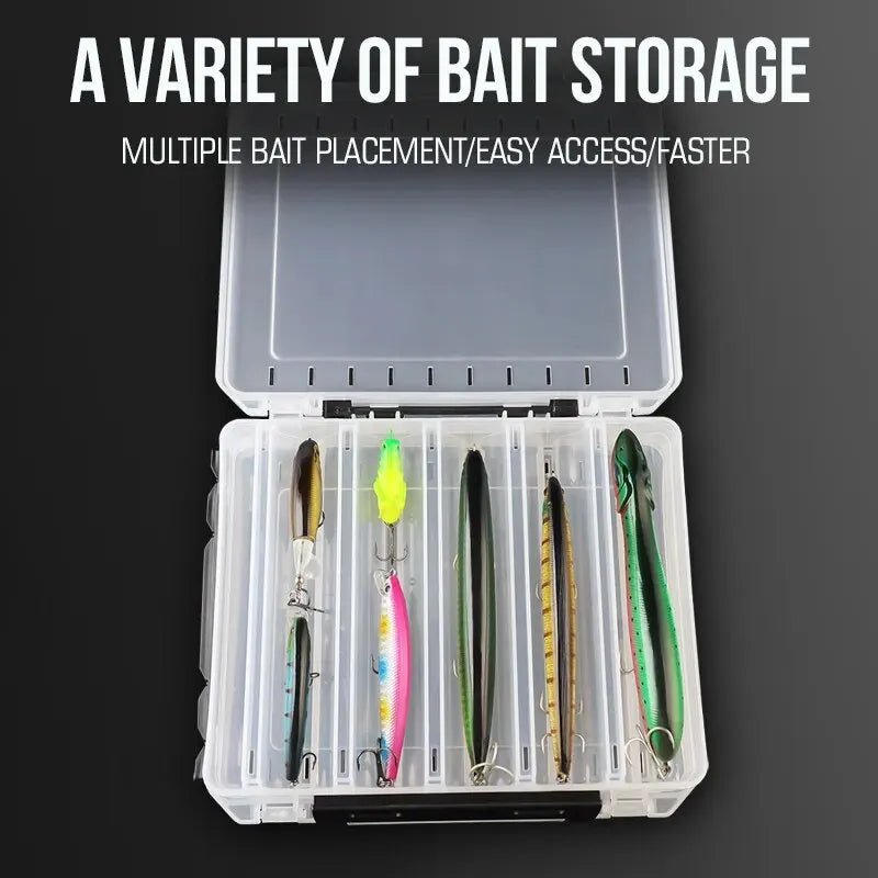 TAIYU Double-Sided Tackle Box (10/14/18 Compartments)