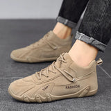 Men’s Outdoor Hiking Shoes – Four-Season Sports Sneakers with Anti-Slip Comfort for Work, Casual & Youth Fashion