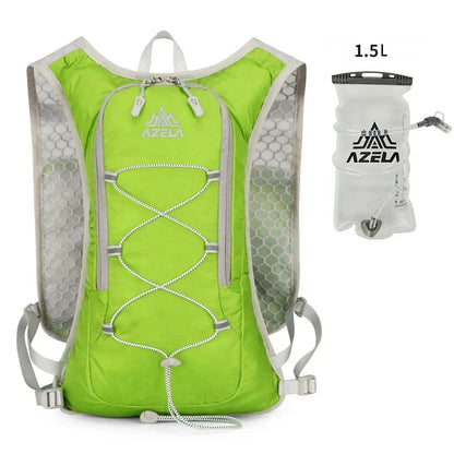 8L Running Hydration Vest Backpack Men Women Outdoor Sport Bags Trail Marathon Jogging Hiking Backpack Option Water Bag Flask