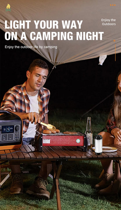 3000mAh 38-KT 38 Light 38 Explore USB Rechargeable Camping Lanterns Outdoor Tent lamp Powerful Mini LED Flashlights Camp Light