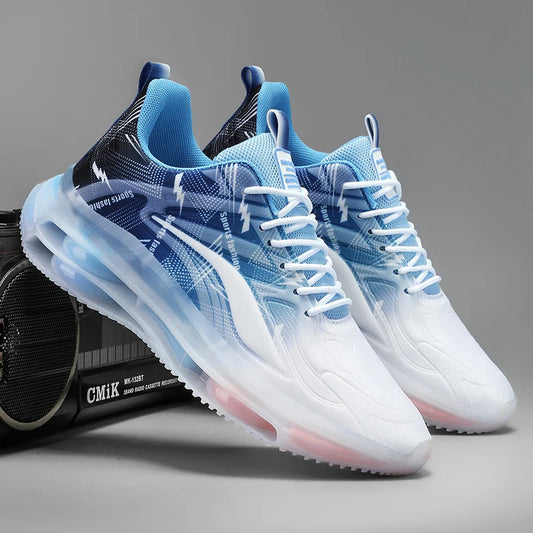 Men’s Basketball Shoes with Air Cushions – Non-Slip, Breathable & Shock-Absorbing Sports Sneakers