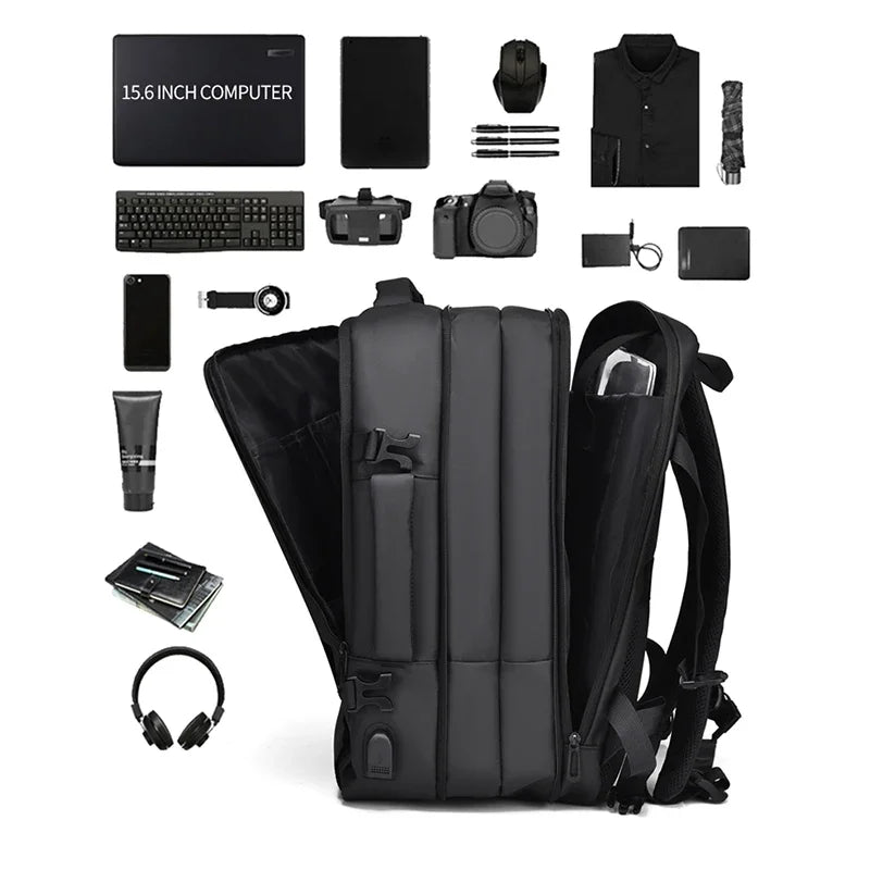 Backpack Men 2025 Business Leisure Computer Bag Sports USB Charging Travel Students Foreign Trade Backpack Mochilas Para Mujer