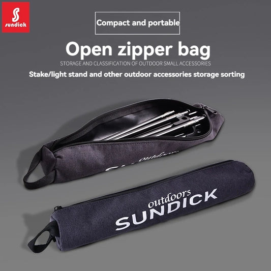 SUNDICK Outdoor Camping Accessories Storage Bag, Miscellaneous Bag, Pencil Case, Pegs Storage Bag, Zipper Round Bag