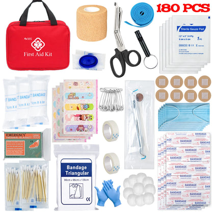First Aid Kit 26-330 Piece All-Purpose Tactical  Emergency Kit In The Car Military Acessories Survival Kits Camping Medical Bag