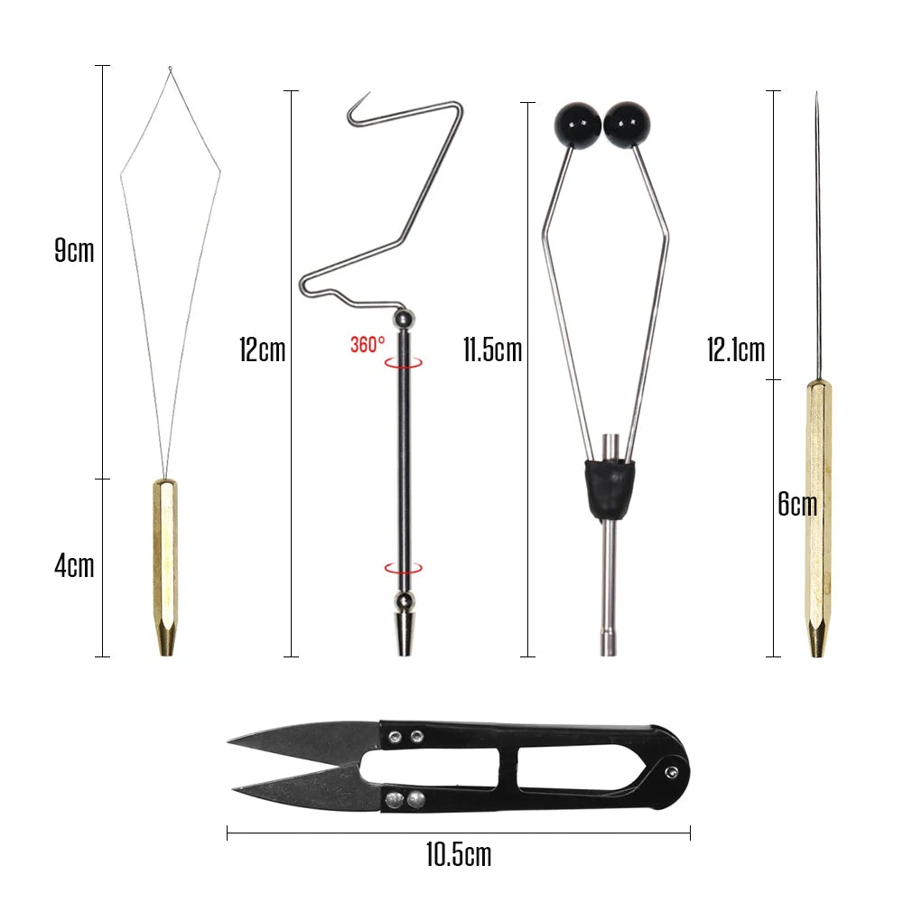 Fly Tying Tool Combo Kit (5/6 Pieces)