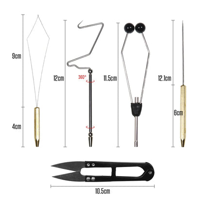 Fly Tying Tool Combo Kit (5/6 Pieces)