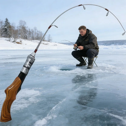 Ultralight Plug-In Ice Fishing Rod
