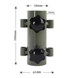 Portable Tent Holder Tent Nails Set Canopy Rod Fixed Tube Reinforced Wind proof Awning Rod Holder for Outdoor Camping Fishing