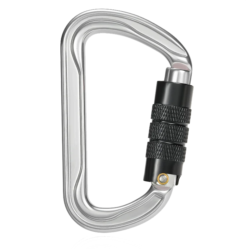 CLIWIZ 30kN Aluminum Safty Climbing Snap Hook New Good Quality H Section D-Twist Carabiner Snap Hook CE/UIAA