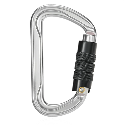 CLIWIZ 30kN Aluminum Safty Climbing Snap Hook New Good Quality H Section D-Twist Carabiner Snap Hook CE/UIAA