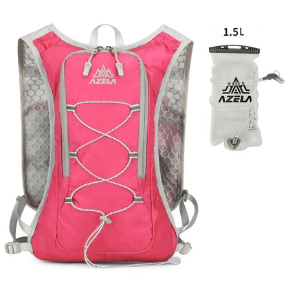 8L Running Hydration Vest Backpack Men Women Outdoor Sport Bags Trail Marathon Jogging Hiking Backpack Option Water Bag Flask