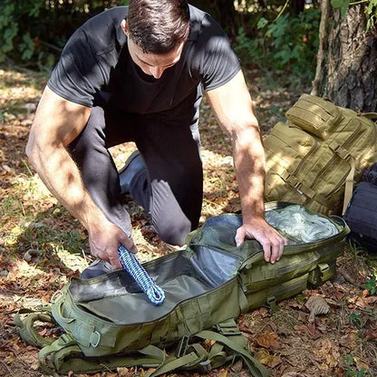 2Q-50L Tactical Backpack Men's Travel Large Capacity Rucksacks Men Waterproof Outdoor 1Sports Multi-functional Bags