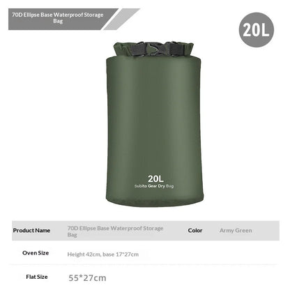 3L 5L 12L 20L 35L Waterproof Dry Sack Ultralight Outdoor Storage Bag For Kayaking Rafting Swimming Drifting Camping Beach
