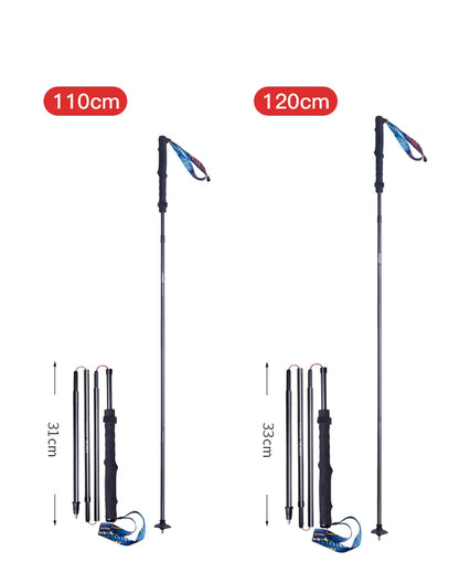 2pcs  AONIJIE All Types of Hiking Trekking Pole Ourdoor Camping Walking Sticks Summarizing 110cm 120cm 130cm