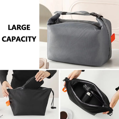Japanese Minimalist Lunch Bag Thickened Aluminum Foil Insulated Bento Bag for Work School Picnic Outdoor Pack
