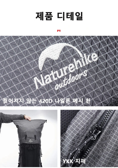 Naturehike Camping Backpack 60+5L Large Capacity Waterproof Climbing Bag Ultralight Travel Man Backpack Outdoor Hiking Backpack