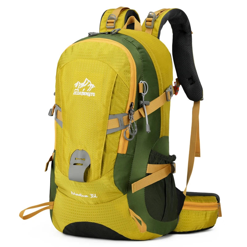 New Cross-Border Outdoor Hiking Backpack: Mountaineering & Cycling Double-Shoulder Bag with Floating Suspension System, 50L Capa