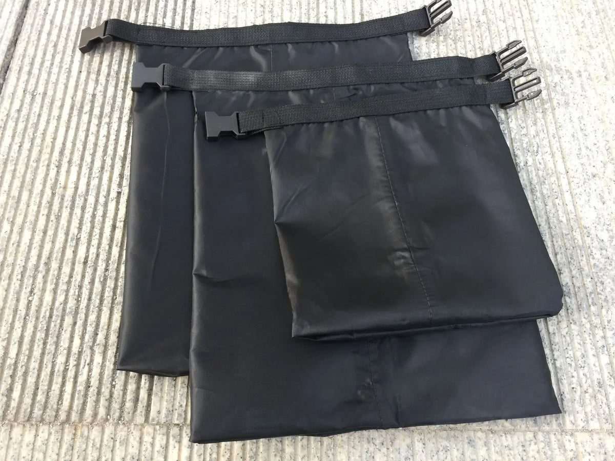 Homefish 3Pcs Set 30D Nylon Lightweight Dry Sack Waterproof Storage Bags 1.5L 2.5L 3.5L For Drifting Swimming Camping Travel