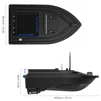 D16E GPS Bait Boat with Large Bait Hopper & Auto-Return